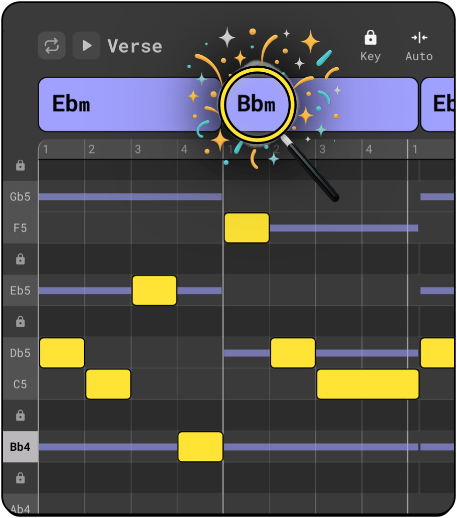 ChordButter Melody Interface